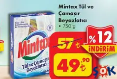 MİNTAX TÜL VE ÇAMAŞIR BEYAZLATICI 750 G MİNTAX TÜL VE ÇAMAŞIR BEYAZLATICI 750 G